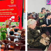 CÔNG AN PHƯỜNG MỸ QUỚI, CÔNG AN XÃ THẠNH XUÂN HỖ TRỢ THÂN NHÂN LIỆT SĨ THU NHẬN MẪU ADN PHỤC VỤ XÁC ĐỊNH DANH TÍNH HÀI CỐT LIỆT SĨ