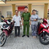 Công an phường Ngã Bảy kịp thời thu hồi 02 xe máy mất trộm