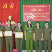 Lực lượng tham gia bảo vệ an ninh, trật tự cơ sở phường Hưng Phú tỏa sáng từ những hội thi