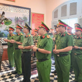 Công an phường Cái Răng tổ chức nhiều hoạt động tri ân người có công với cách mạng