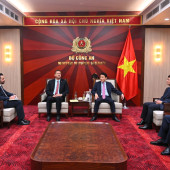 Củng cố hợp tác an ninh, thực thi pháp luật giữa Việt Nam và Palestine