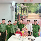 Công an phường Tân An: Tiếp nối truyền thống “Uống nước nhớ nguồn”, tri ân những người làm nên hòa bình