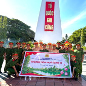 Cụm thi đua số 3, Khối Cảnh sát quản lý hành chính, Công an thành phố Cần Thơ tổ chức các hoạt động kỷ niệm 79 năm ngày Thương binh - Liệt sĩ 27/7.