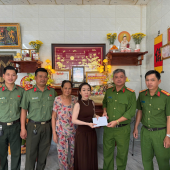 Công an xã Vĩnh Tường tổ chức nhiều hoạt động tri ân nhân kỷ niệm 79 năm Ngày Thương binh - Liệt sĩ