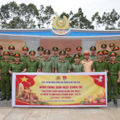 Hành trình về nguồn thắp sáng lý tưởng cách mạng của tuổi trẻ Công an Cần Thơ