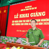 Cần Thơ: Nâng cao kỹ năng bảo vệ, khám nghiệm hiện trường cho Công an cấp xã