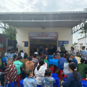 Công an xã Phú Hữu phối hợp Ủy ban Mặt trận Tổ quốc Việt Nam xã tổ chức lễ ra mắt mô hình “Gian hàng 0 đồng”