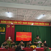 Công an xã An Lạc Thôn phát động phong trào thi đua thực hiện thắng lợi các chỉ tiêu, nhiệm vụ năm 2026