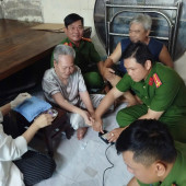 Công an phường Cái Khế thu nhận mẫu ADN thân nhân liệt sĩ chưa xác định được danh tính