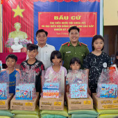 Tuổi trẻ Công an xã An Ninh trao yêu thương - tiếp sức đến trường