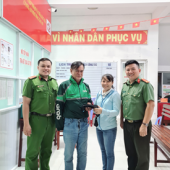 Công an phường Tân An: Lan tỏa hành động đẹp, kịp thời trao trả tài sản cho người dân bị đánh rơi