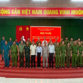 Công an xã Liêu Tú sơ kết công tác 6 tháng đầu năm, triển khai nhiệm vụ trọng tâm 6 tháng cuối năm 2026