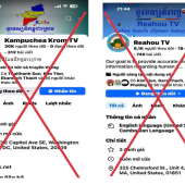 Vạch trần các kênh ngoại vi ở Hải ngoại: Màn kịch tranh giành  ảnh hưởng giữa “Kampuchea Krom TV” và “Reahou TV”