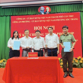 Công an phường Sóc Trăng chủ động ký kết chương trình phối hợp, nâng cao hiệu quả Phong trào toàn dân bảo vệ an ninh Tổ quốc giai đoạn 2026 - 2033