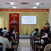 Công an phường Đại Thành tham mưu tổ chức tập huấn công tác bảo vệ bí mật nhà nước năm 2026 cho cán bộ, công, nhân viên chức trên địa bàn