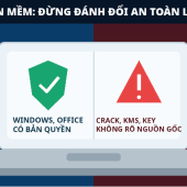 Đừng để chiếc máy tính “rẻ” trở thành cái bẫy bản quyền