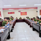 Công an xã Đông Phước tổ chức hội nghị đối thoại giữa Đảng ủy, Ban Chỉ huy Công an xã với cán bộ, chiến sĩ và đoàn viên, hội viên năm 2026.