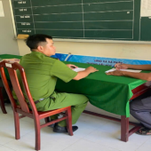 Công an xã Xà Phiên triển khai thực hiện các chỉ tiêu xây dựng mô hình “Chùa bình yên - Xóm, ấp an toàn về an ninh, trật tự”