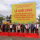 Trao 15 căn nhà do Công an thành phố vận động tại Lễ xuất quân Tết Quân Dân năm 2027