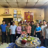 TUỔI TRẺ CÔNG AN XÃ VĨNH HẢI: THẮP SÁNG ĐẠO LÝ “UỐNG NƯỚC NHỚ NGUỒN”, “ĐỀN ƠN ĐÁP NGHĨA”