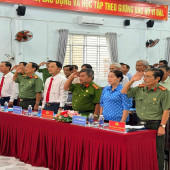 Công an xã Lâm Tân phối hợp tổ chức Đại hội Hội Cựu Công an nhân dân xã Lâm Tân nhiệm kỳ 2021 - 2031
