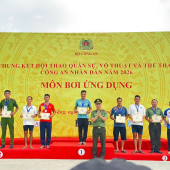 Công an thành phố Cần Thơ đạt nhiều thành tích tại Hội thao Quân sự, Võ thuật và Thể thao Công an nhân dân năm 2026