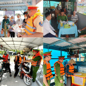 Công an thành phố Cần Thơ tăng cường bảo đảm an toàn giao thông đường thủy mùa mưa bão