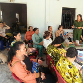 Công an xã Đại Ngãi đưa pháp luật đến từng ngõ, gõ từng nhà
