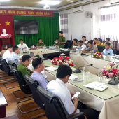 Công an xã Thạnh Hòa kiện toàn lực lượng tham gia bảo vệ an ninh, trật tự ở cơ sở sau sắp xếp đơn vị hành chính