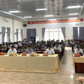 Xã Thạnh Hòa sơ kết công tác xây dựng địa bàn không ma túy năm 2026, phát động thi đua giữa các ấp