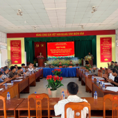 Công an xã Long Hưng tổ chức Hội nghị triển khai các quy định của pháp luật đối với các cơ sở kinh doanh có điều kiện về an ninh, trật tự trên địa bàn