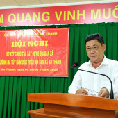 Xã An Thạnh sơ kết công tác xây dựng địa bàn không ma túy năm 2026.