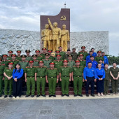 Công an xã Đông Hiệp sôi nổi chào mừng 81 năm Ngày truyền thống lực lượng Công an nhân dân