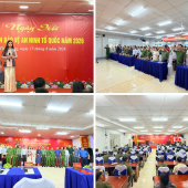 Rộn ràng khí thế Ngày hội Toàn dân bảo vệ Tổ quốc trên địa bàn phường Thới Long