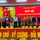 Xã Nhơn Ái tổ chức Ngày hội toàn dân bảo vệ an ninh Tổ quốc năm 2026