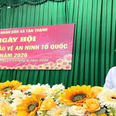 Xã Tân Thạnh tổ chức “Ngày hội toàn dân bảo vệ  an ninh Tổ quốc” năm 2026