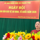 Xã Thạnh Phú long trọng tổ chức “Ngày hội Toàn dân bảo vệ an ninh Tổ quốc năm 2026”