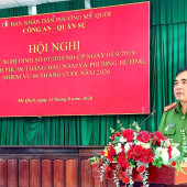 Công an và Quân sự phường Mỹ Quới: sơ kết công tác phối hợp thực hiện nghị định số 03 của Chính phủ