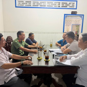 Công an xã Phú Hữu tăng cường công tác tuyên truyền, vận động Nhân dân bàn giao mặt bằng, góp phần đẩy nhanh tiến độ triển khai các dự  án trên địa bàn
