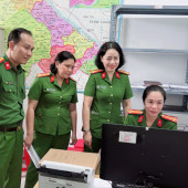 Công an phường Tân An Chia sẻ kinh nghiệm, nâng cao hiệu quả số hóa hồ sơ cư trú