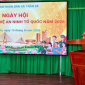 Xã Trần Đề phát huy sức mạnh toàn dân trong  sự nghiệp bảo vệ an ninh Tổ quốc năm 2026