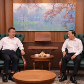 Đồng chí Thứ trưởng Đặng Hồng Đức tiếp xã giao Thứ trưởng Bộ Công an Trung Quốc Lã Vũ Khâm