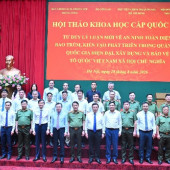Hội thảo khoa học cấp quốc gia “Tư duy lý luận mới về an ninh toàn diện, bao trùm, kiến tạo phát triển trong quản trị quốc gia hiện đại, xây dựng và bảo vệ Tổ quốc Việt Nam xã hội chủ nghĩa”