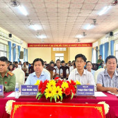 Công an xã Thạnh Thới An tham mưu Ủy ban nhân dân xã tổ chức Hội nghị về giải pháp nâng cao tỷ lệ kích hoạt định danh điện tử và tích hợp thông tin giấy tờ trên VNeID