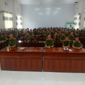 ​Công an phường Long Phú 1 tổ chức lễ công bố Quyết định thăng cấp bậc hàm và bố trí cán bộ