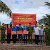 KHỞI CÔNG XÂY DỰNG 03 CĂN NHÀ NGHĨA TÌNH CHO CÁC HỘ GIA ĐÌNH CÓ HOÀN CẢNH KHÓ KHĂN TRÊN ĐỊA BÀN PHƯỜNG VĨNH PHƯỚC