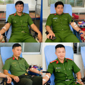Tuổi trẻ Công an xã Mỹ Phước lan tỏa nghĩa tình hiến máu nhân đạo vì nhân dân – phát huy tinh thần phong trào ba nhất