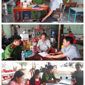 Công an xã Mỹ Tú tăng cường kiểm tra an toàn thực phẩm xung quang các trường học trên địa bàn