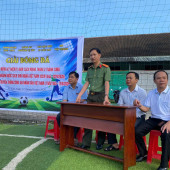 Công an phường Vị Tân: Gắn kết - Rèn luyện - Chung sức bảo đảm an ninh, trật tự