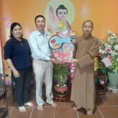 Phòng An ninh nội địa thăm, chúc mừng Lễ Vu Lan Phật lịch 2570 - Dương lịch năm 2026